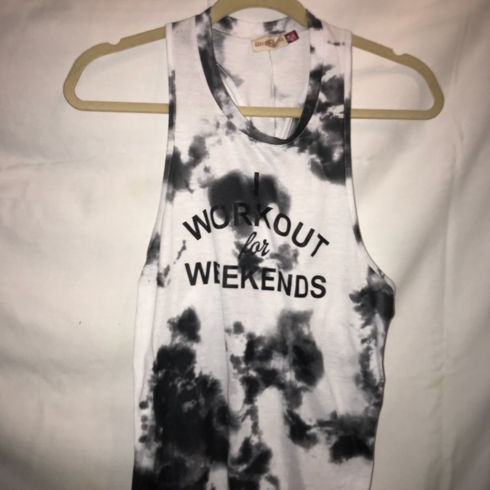 SO ‘Workout for Weekends’ Halter Tank